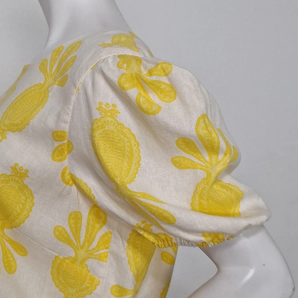 Cupcakes & Cashmere Coquette "NEW" Bohemian Linen Blend Cottagecore Skirt Set L - Picture 4 of 10